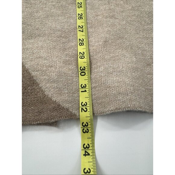 Alfred Dunner Cardigan Sweater Womens 2X Soft Tan Open Front Pockets Boho Chic - Picture 6 of 9